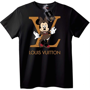 NOONEBRAND Тениска Minnie Mouse Louis Vuitton - S, White