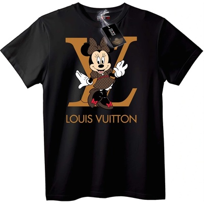 NOONEBRAND Тениска Minnie Mouse Louis Vuitton - S, White