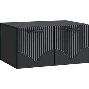 vidaXL Стенно монтиран ТВ шкаф Черно 59, 5 x 41 x 30 см (899016)