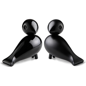 Kay Bojesen Украса Lovebirds дървена черна 2 бр (39240)