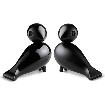 Kay Bojesen Украса Lovebirds дървена черна 2 бр (39240)