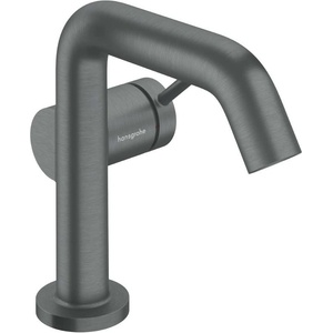 Hansgrohe Tecturis S - Смесител за умивалник със сифон, CoolStart, EcoSmart+, матиран черен хром 73323340 (73323340)
