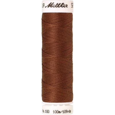 Nitě SERALON 100m na univerzální šití, polyester AMANN Mettler - více barev 6677: 0262 světle hnědá