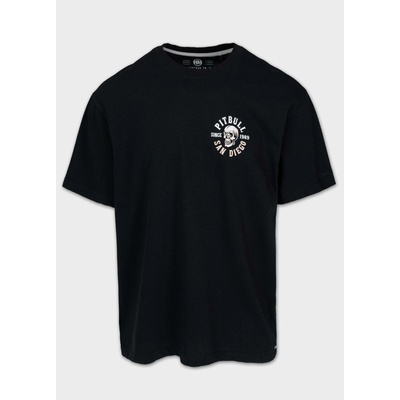 PitBull West Coast triko SKULL LOGO černé