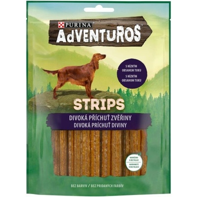 Adventuros Strips maškrty pre psov divina 90 g