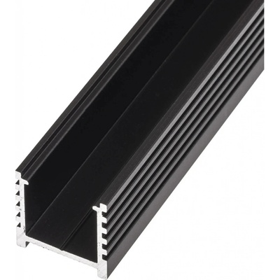 T-LED Nástěnný LED profil NP12C - černý 092214