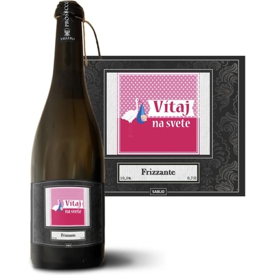 Sablio Vitaj na svete 4 Prosecco biele suché šumivé víno 10,5 % 0,75 l (holá fľaša)