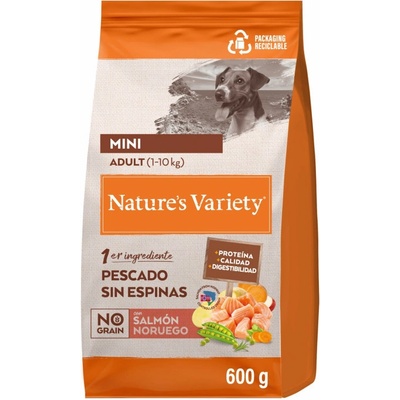 Nature's Variety original no grain mini Adult Dog s lososom 0,6 kg