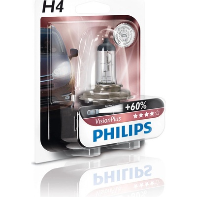 Philips Vision Plus H4 12V 60/55W P43t