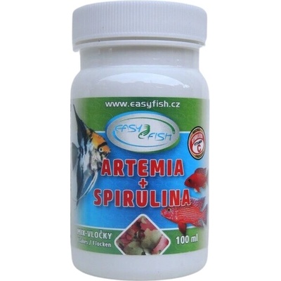 EasyFish Spirulina+Artemia vločky 100 ml