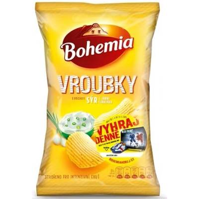 Bohemia vroubky sýr s jarní cibulkou 120 g