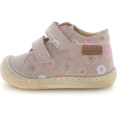 Naturino Детски зимни ботуши Naturino Kid's Barefoot Amur VL Suede Printed Barefoot shoes - Rose / Flower - размер 21 (EU) (702-4359-0312)