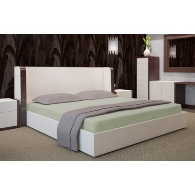 DomTextilu plachta olivovej farby 90x200