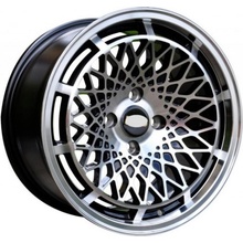 Racing Line LU519 8x15 4x100 ET25 black polished