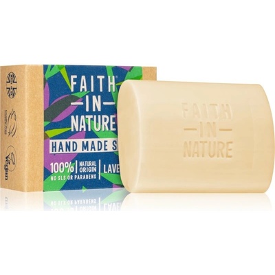 Faith In Nature Hand Made Soap prírodné tuhé mydlo levandule 100 g