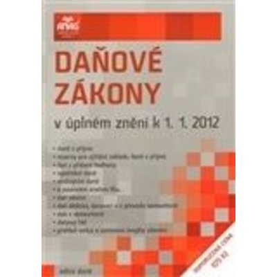 Daňové zákony v úplném znění k 1. 1. 2012