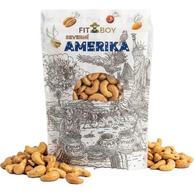 FITBOY Kešu pražené solené 500 g