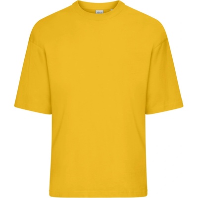 James & Nicholson tričko 8041 oversize těžké krátký rukáv unisex COT028041a3900-sunflower