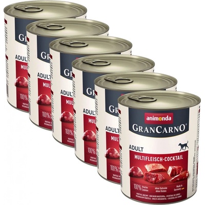Animonda Gran Carno Original Adult multi mäsový koktejl 6 x 800 g