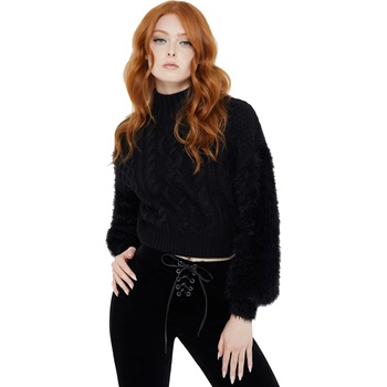 KILLSTAR Дамски пуловер KILLSTAR - Shadow's End - Black - KSRA013729