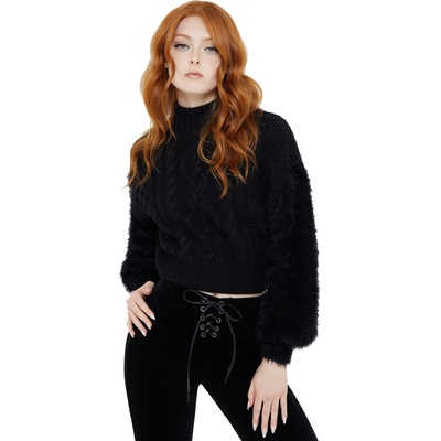 KILLSTAR Дамски пуловер KILLSTAR - Shadow's End - Black - KSRA013729