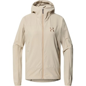 Haglöfs Дамско софтшел яке Haglöfs Women's Rosson Softshell Hood Softshell jacket - Chalk Beige - размер XL (103-2405-0215)