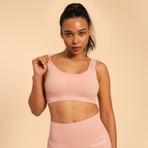 GymBeam BeastPink Спортен бралет Hyper Pink XS