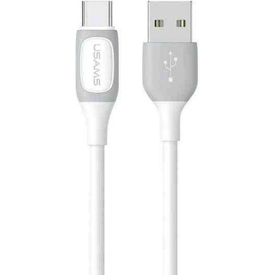 Usams US-SJ596 USB-C na USB 15W, 100cm, bílo-šedý