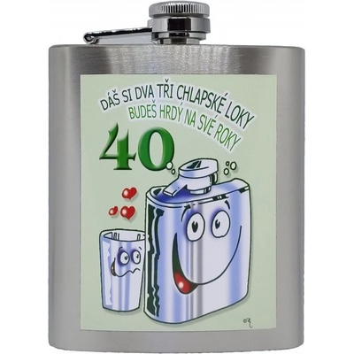 Placatka Dáš si dva tři chlapské loky 40