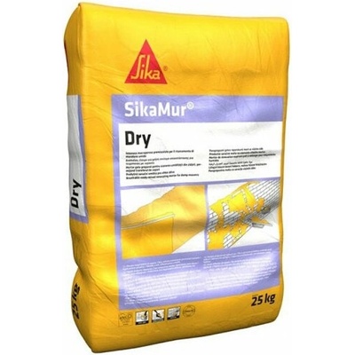 SikaMur Dry, 25 kg - sanačná malta na omietky stien hmotnost: paleta 40 vriec = 1000 kg