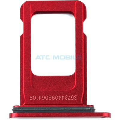 Držák SIM (SIM Tray) iPhone Xr červený (Coral Red), originální