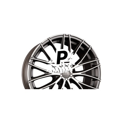 OZ ITALIA 150 8x17 5x110 ET38 matt dark graphite diamond cut