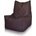 Ecopuf SOLID polyester NC15 Tmavě hnědá