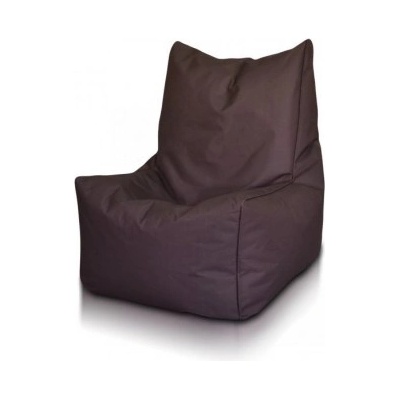 Ecopuf SOLID polyester NC15 Tmavě hnědá