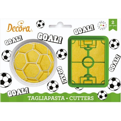 Vykrajovátka „Ihrisko a futbalová lopta” - Decora - Decora