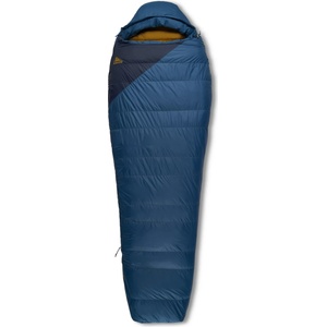 Kelty Пухен спален чувал Kelty Cosmic 20 Down sleeping bag - Dark Blue / Pageant Blue / Olive Oil - размер 214 x 82 cm (513-1729-0112) Спален чувал