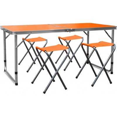 Aga Kempingový skladacie set MR4100 Oranžový