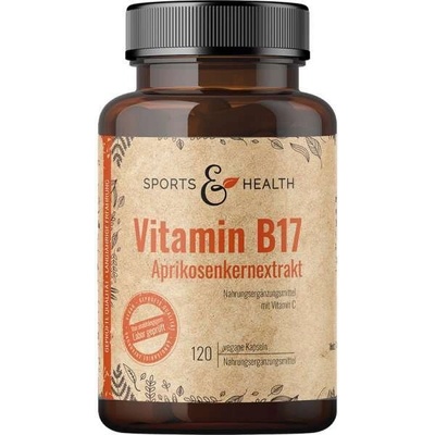 Sports & Health Solutions Витамин b17 (Екстракт от кайсиеви ядки), 120 капсули (rev 11041 s&hs)