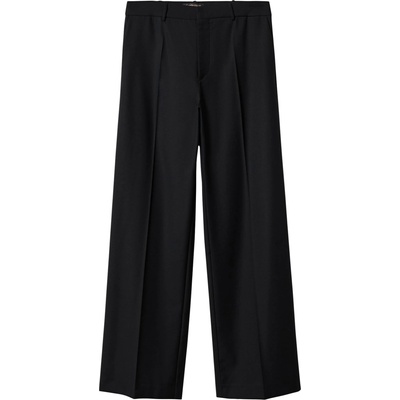MANGO Панталон с ръб 'City' черно, размер 34