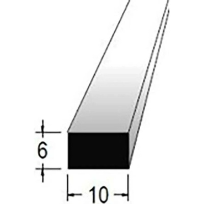 Hranolek 10x6mm, délka 100cm