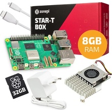 Zonepi Oficiální sada s Raspberry Pi 5 (8GB RAM) + chladič + 32GB microSD + příslušenství 74966