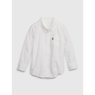 GAP Бебешка оксфордска риза GAP GAP | Byal | Момчешки | 92