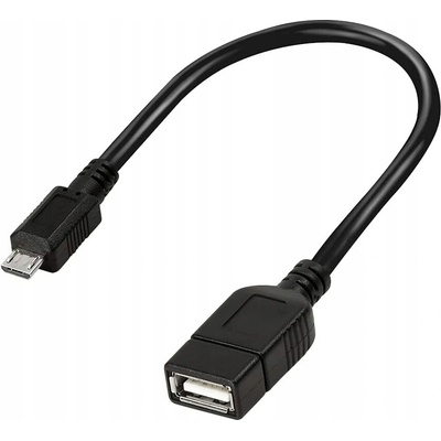 LogiLink AA0035 USB, USB 2.0 Micro-USB B USB A, 0,2m, černý