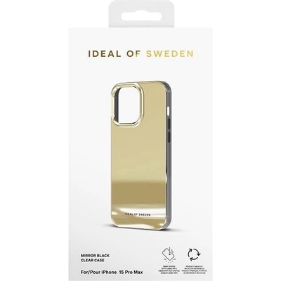 iDeal Of Sweden Ochranný Clear Case iPhone 15 Pro Max Mirror zlaté