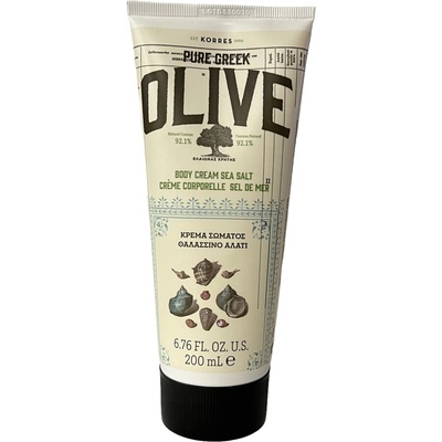 Korres Olive & Sea Salt ľahké telové mlieko 200 ml