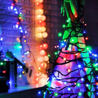 TRENDIE Vánoční světýlka venkovní FLASH multicolor 100 LED