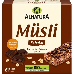 Alnatura Био мюсли блокче с шоколад - 150 г