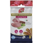 Farmina N&D Quinoa Weight Management Dental Care Treat With Lamb, Broccoli and Asparagus Medium Maxi - Дентални стикове за кучета от средни и едри породи с агнешко, киноа, броколи и аспержи - 100 гр, Италия -