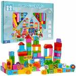 Ramiz Set of wooden blocks Farm for children 3+ Building fun 100 pcs