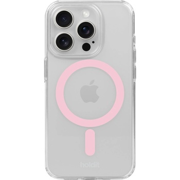 Image 1 of Holdit Калъф Holdit - MagSafe Case, iPhone 15 Pro, розов/прозрачен (7330985162800)